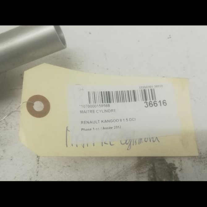 Maitre cylindre occasion RENAULT KANGOO II Phase 1 01-2008->03-2013 1.5 DCI 105ch 7701209764 2