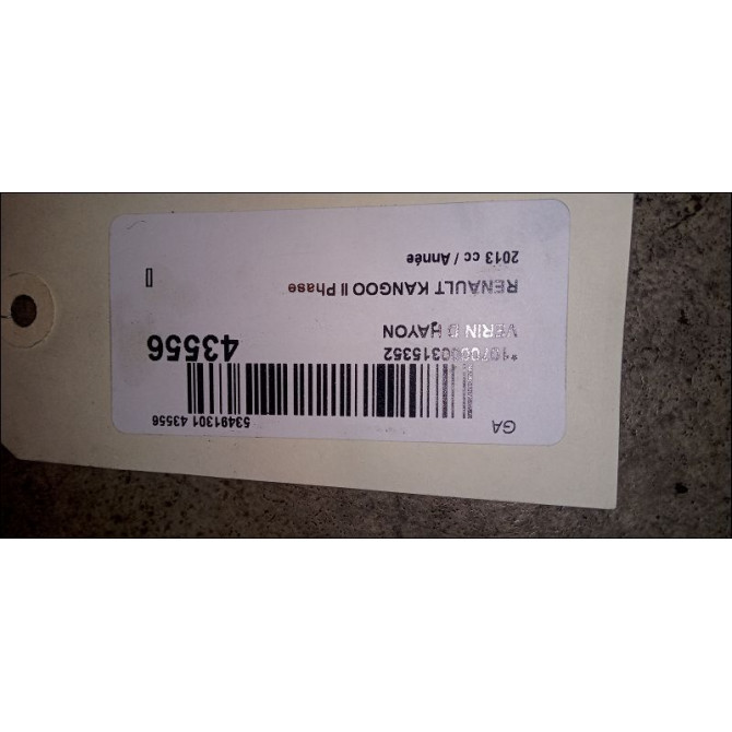 Verin droit hayon occasion RENAULT KANGOO II Phase 1 01-2008->03-2013 8200497806 2