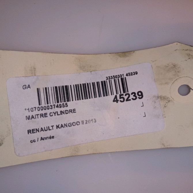 Maitre cylindre occasion RENAULT KANGOO II 7701209764 4