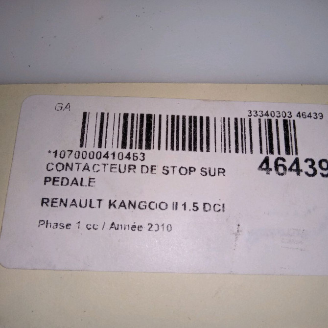 occasion RENAULT KANGOO II Phase 1 01-2008->03-2013 1.5 DCI 70ch 8200168238 4