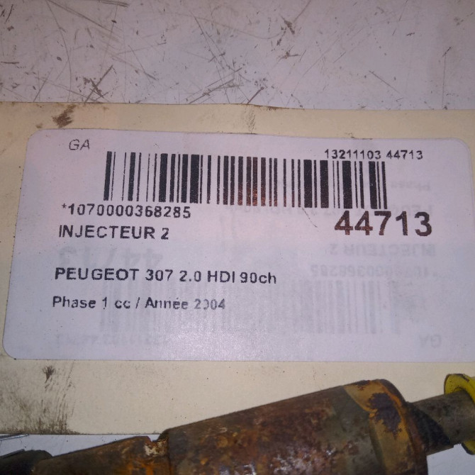 occasion PEUGEOT 307 Phase 1 04-2001->06-2005 2.0 HDI 90ch 1980H8 4