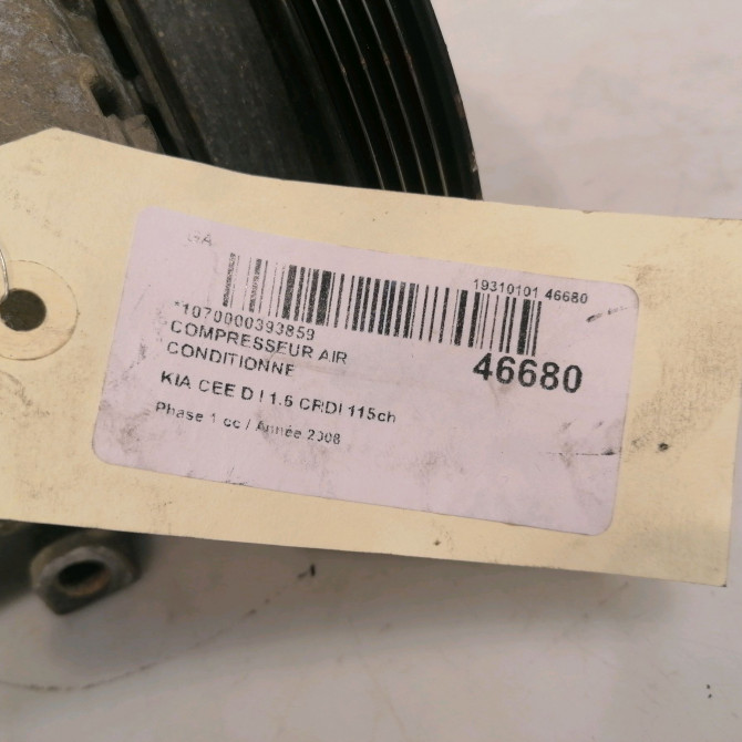 Compresseur air conditionne occasion KIA CEE D I Phase 1 01-2007->09-2009 1.6 CRDI 115ch 9770117611 7