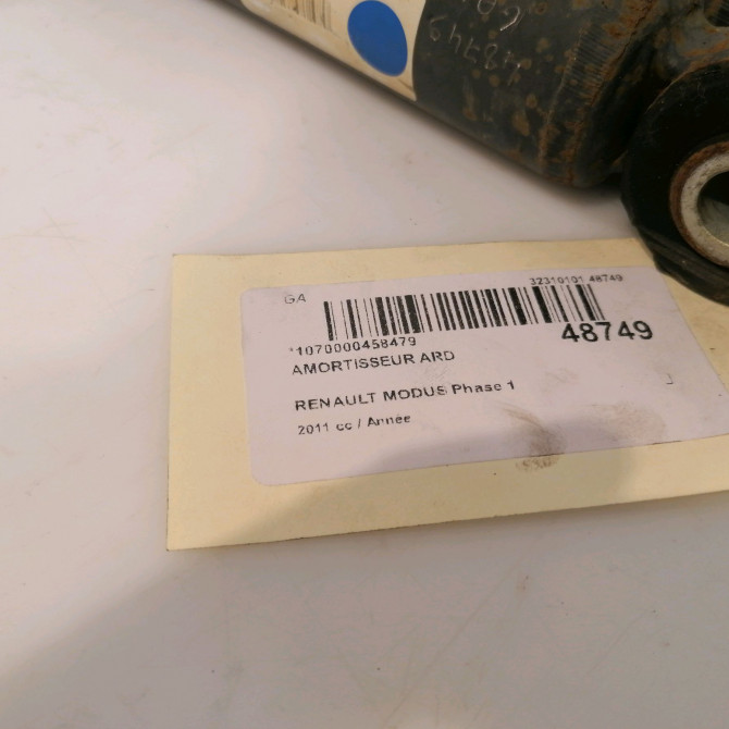 Amortisseur arrière droit occasion RENAULT MODUS Phase 1 09-2004->12-2007 8200846629 3