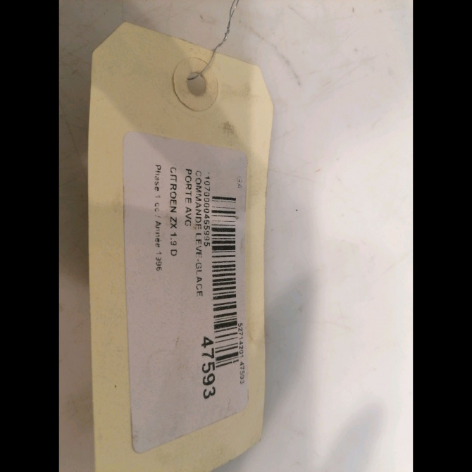 Commande lève-glace porte avant gauche occasion CITROEN ZX Phase 1 05-1992->06-1994 1.9 D 4