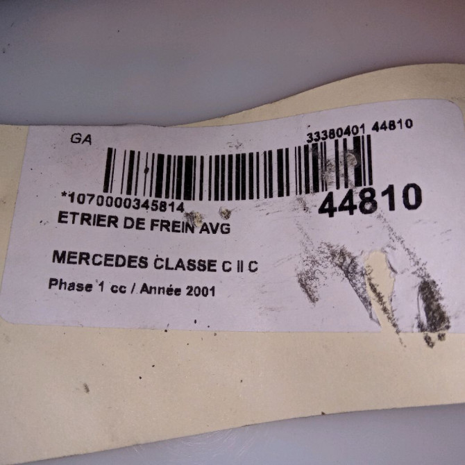 Etrier de frein avant gauche occasion MERCEDES CLASSE C II Phase 1 05-2000->03-2004 C 220 CDI 34202383 4
