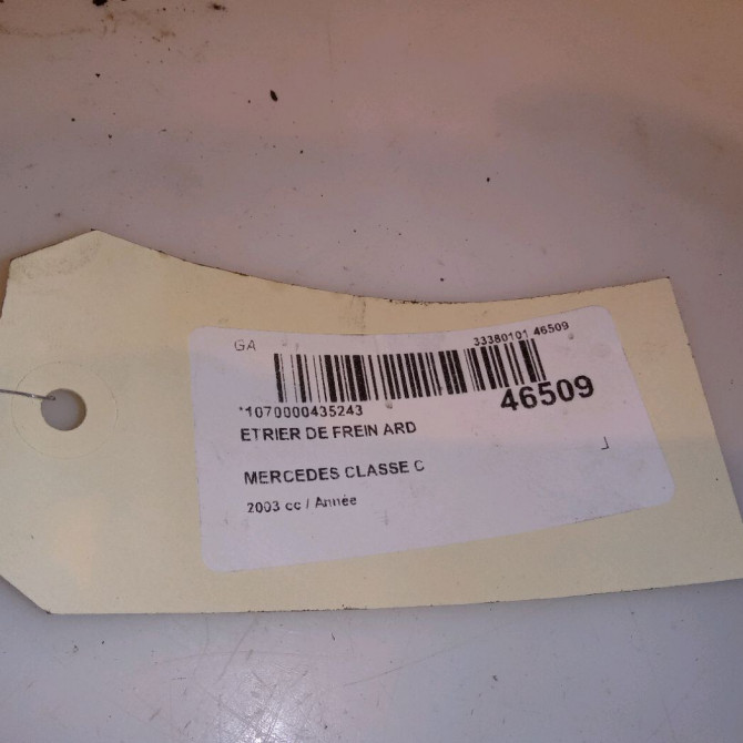 Etrier de frein arrière droit occasion MERCEDES CLASSE C COUPE SPORT II Phase 1 03-2001->03-2004 34237598 4