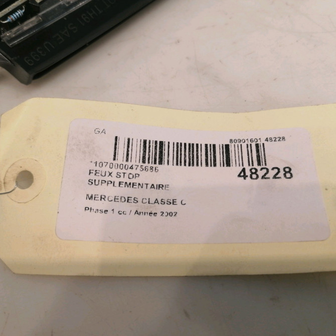 Feux stop supplementaire occasion MERCEDES CLASSE C COUPE SPORT II Phase 1 03-2001->03-2004 C 220 CDI 2038200456 4
