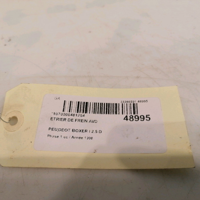Etrier de frein avant droit occasion PEUGEOT BOXER I Phase 1 07-1994->02-2002 2.5 D 440189 5