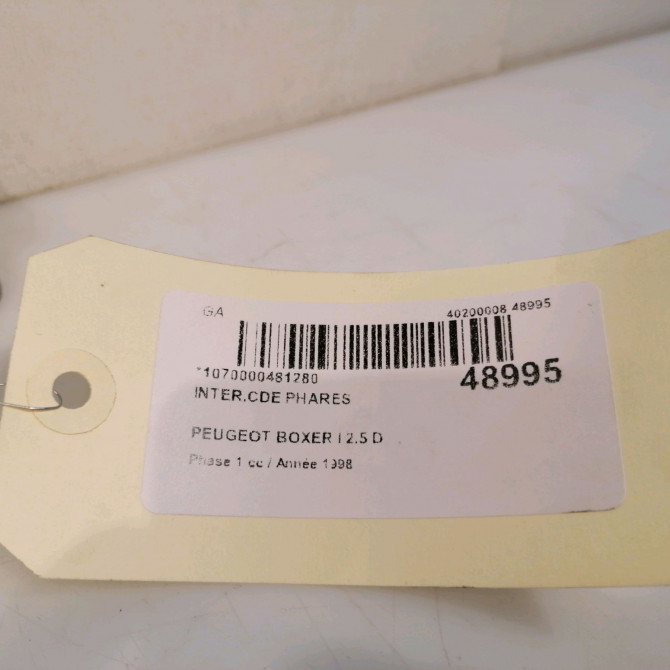 Interrupteur commande de phares occasion PEUGEOT BOXER I Phase 1 07-1994->02-2002 2.5 D 4