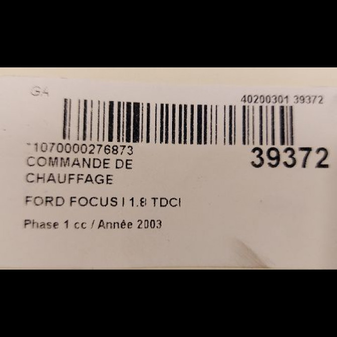 Commande de chauffage occasion FORD FOCUS I Phase 1 10-1998->09-2004 1.8 TDCI 100ch 3