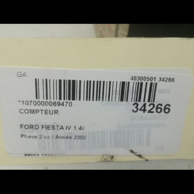Compteur occasion FORD FIESTA V Phase 1 09-2002->10-2005 1382462 4