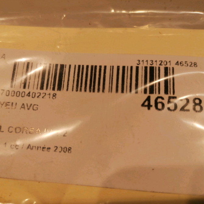 Moyeu avg occasion OPEL CORSA IV Phase 1 09-2006->12-2010 1.2 TWINPORT 80ch 13495964 4