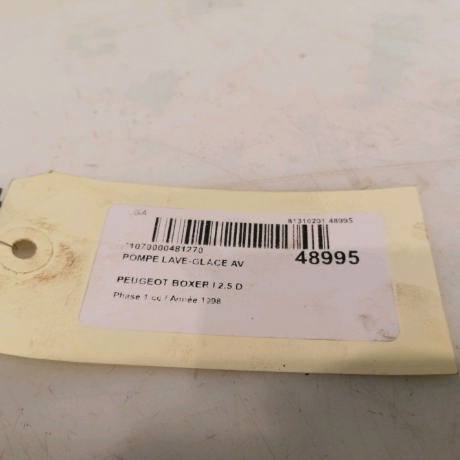 Pompe lave-glace avant occasion PEUGEOT BOXER I Phase 1 07-1994->02-2002 2.5 D 643467 4
