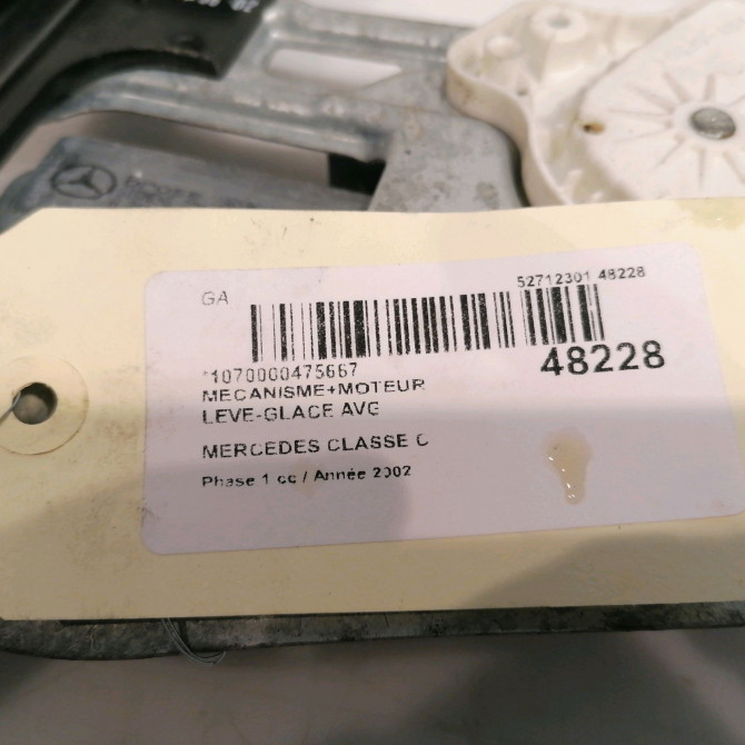 Mecanisme+moteur leve-glace avg occasion MERCEDES CLASSE C COUPE SPORT II Phase 1 03-2001->03-2004 C 220 CDI 2037201146 4