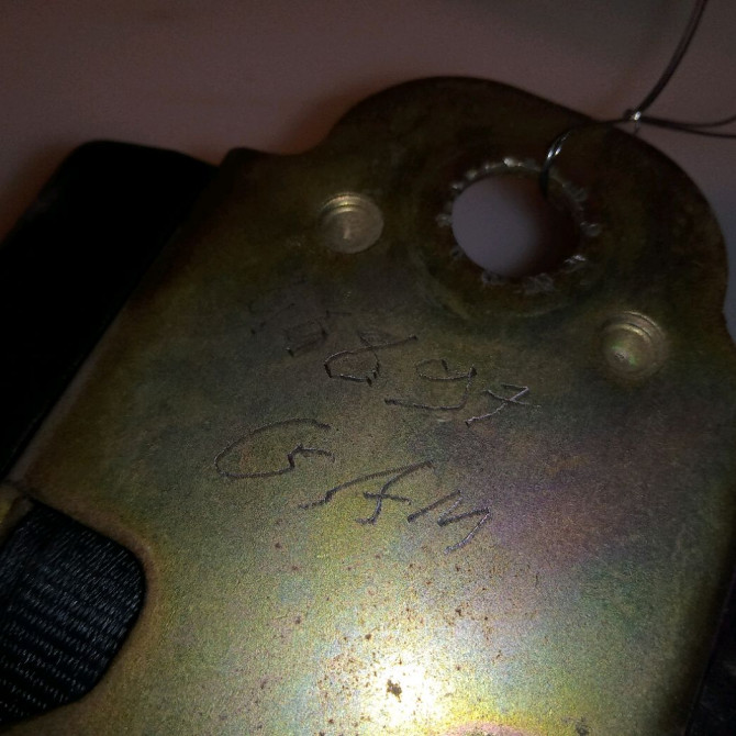 Ceinture arrière droite occasion PEUGEOT 106 Phase 2 04-1996->09-2003 1.1i 3