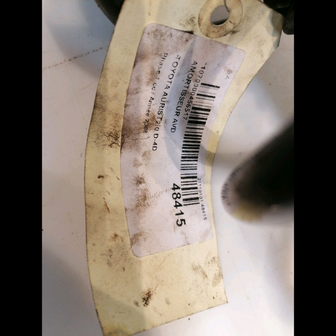 Amortisseur avant droit occasion TOYOTA AURIS I Phase 1 03-2007->03-2010 2.0 D-4D 4851009W32 3