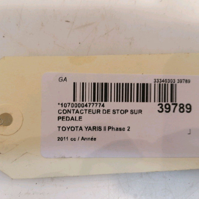 occasion TOYOTA YARIS II Phase 2 01-2009->05-2011 8434069075 4