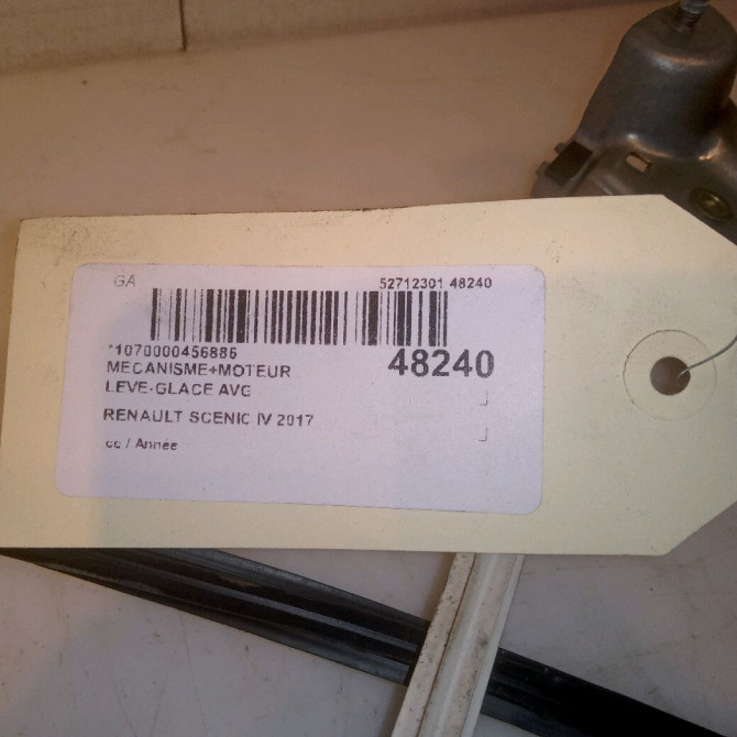 Mecanisme+moteur leve-glace avg occasion RENAULT SCENIC IV 807214665R 7