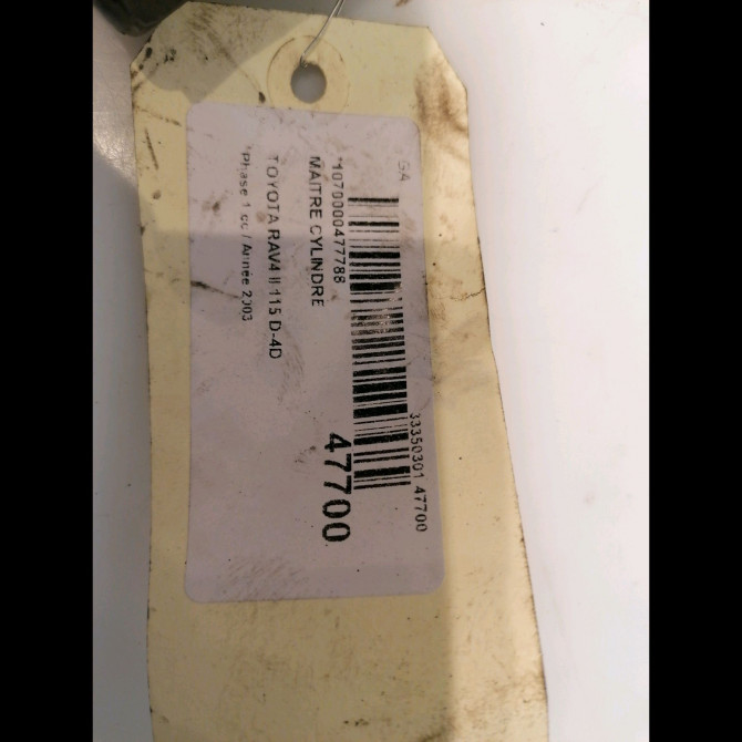 Maitre cylindre occasion TOYOTA RAV4 II Phase 1 07-2000->10-2003 115 D-4D 4720142230 4