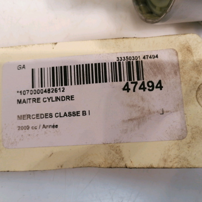 Maitre cylindre occasion MERCEDES CLASSE B I Phase 2 04-2008->09-2011 1694300301 4