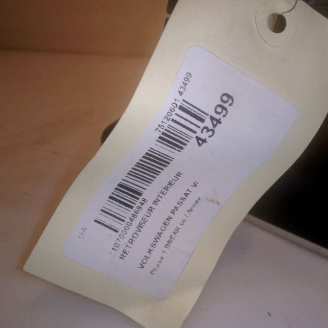 Retroviseur interieur occasion VOLKSWAGEN PASSAT VI Phase 1 04-1995->04-1999 2.0 TDI 136ch 1K0857511EUOG 5