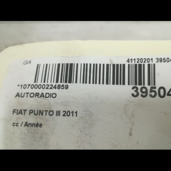 Autoradio occasion FIAT PUNTO III 735526154 3