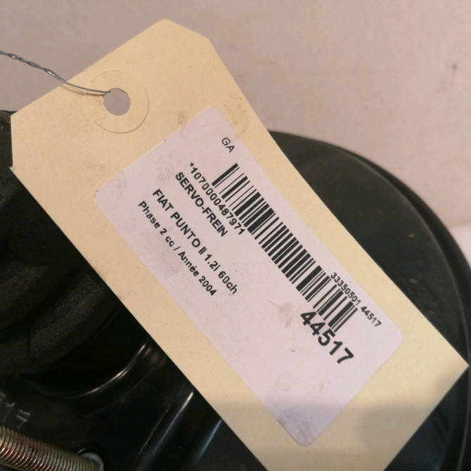 Servo-frein occasion FIAT PUNTO II Phase 2 05-2003->10-2009 1.2i 60ch 9948579 4