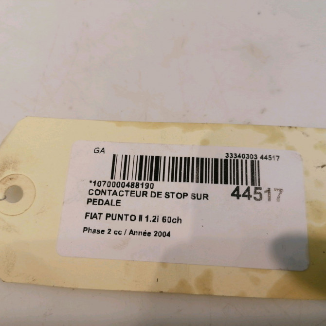 occasion FIAT PUNTO II Phase 2 05-2003->10-2009 1.2i 60ch 51713873 4