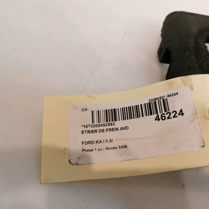 Etrier de frein avant droit occasion FORD KA I Phase 1 10-1996->10-2008 1.3i 1478471 4