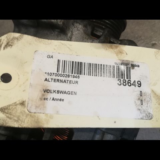 Alternateur occasion VOLKSWAGEN TRANSPORTER V 3L903024G 3
