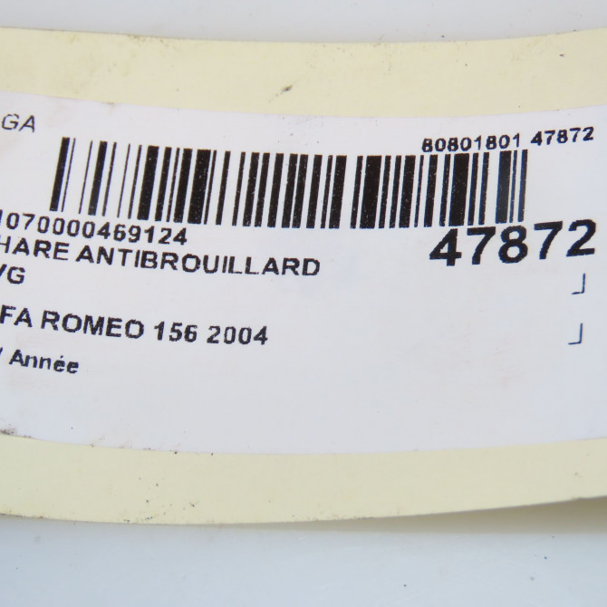 Phare antibrouillard avant gauche occasion ALFA ROMEO 156 60692719 3