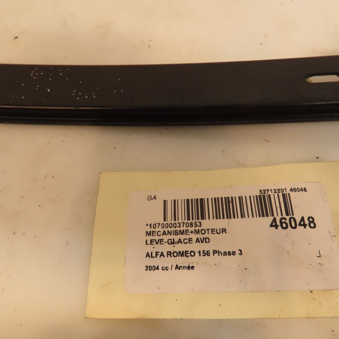 Mecanisme + moteur lève-glace avant droit occasion ALFA ROMEO 156 Phase 3 SW 07-2003->12-2005 60672277 4