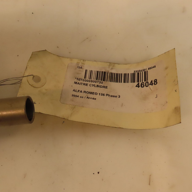 Maitre cylindre occasion ALFA ROMEO 156 Phase 3 SW 07-2003->12-2005 9949652 3