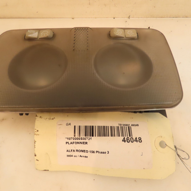 Plafonnier occasion ALFA ROMEO 156 Phase 3 SW 07-2003->12-2005 735313186 3