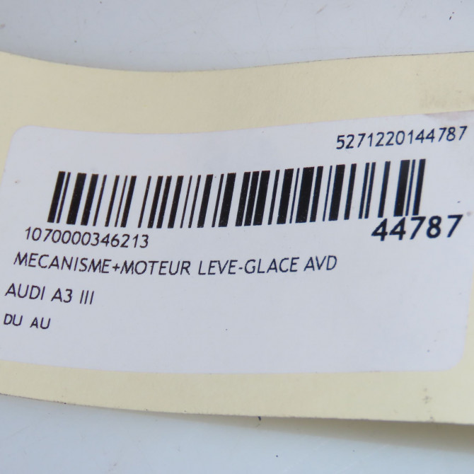 Mecanisme + moteur lève-glace avant droit occasion AUDI A3 III 8V4837462 3