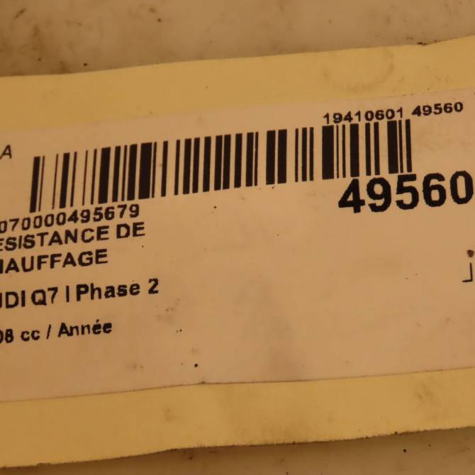 Resistance de chauffage occasion AUDI Q7 I Phase 2 04-2009->04-2015 4