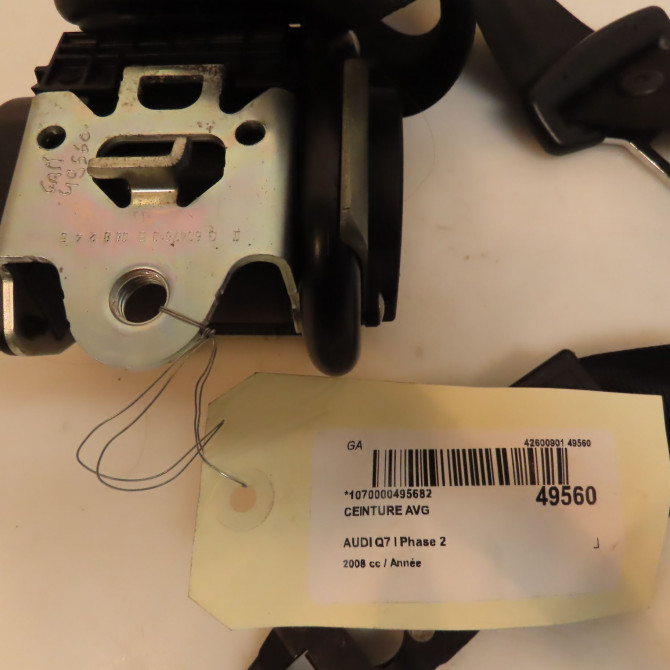 Ceinture avant gauche occasion AUDI Q7 I Phase 2 04-2009->04-2015 4L1857705EV04 5