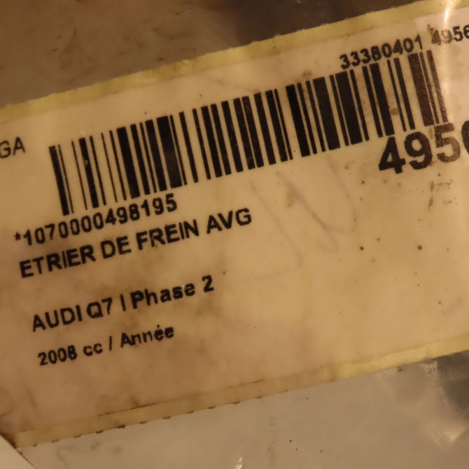 Etrier de frein avant gauche occasion AUDI Q7 I Phase 2 04-2009->04-2015 7L6615149 4