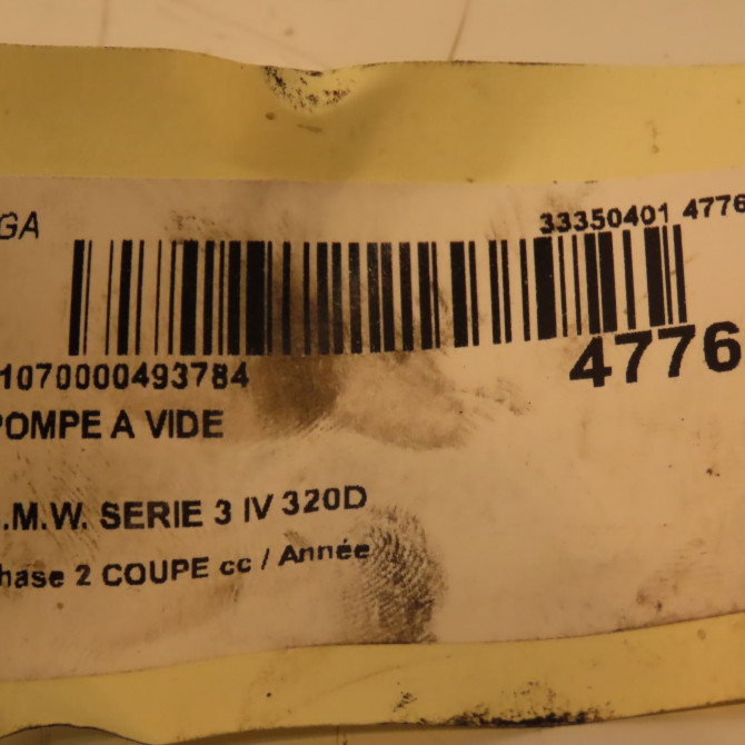 Pompe a vide occasion B.M.W. SERIE 3 IV Phase 1 04-1995->04-1999 320D 150ch 11667795142 4