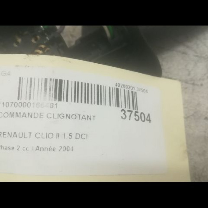 Commande clignotant occasion RENAULT CLIO II Phase 2 06-2001->07-2006 1.5 DCI 80ch 7701066570 3