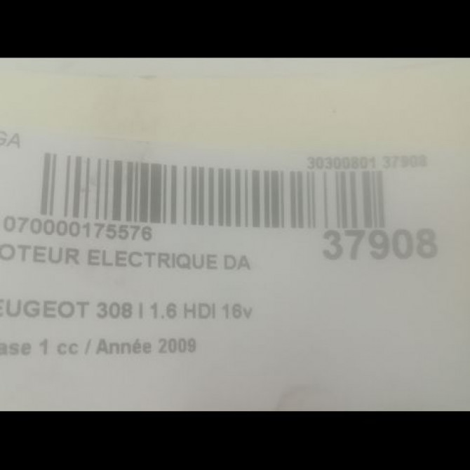 Moteur electrique de direction assistée occasion PEUGEOT 308 I Phase 1 09-2007->03-2011 1.6 HDI 16v 110ch 4007WW 3