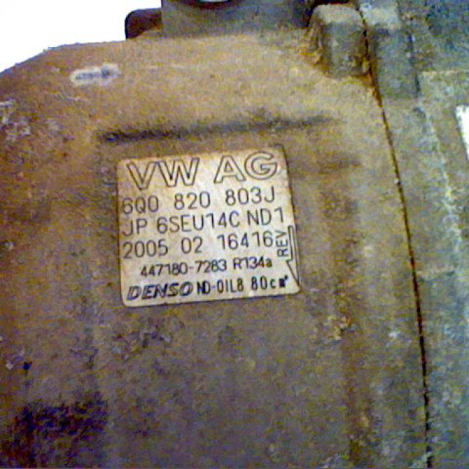 Compresseur air conditionne occasion SEAT IBIZA III Phase 1 03-2002->03-2006 1.9 SDI 6Q0820808F 4