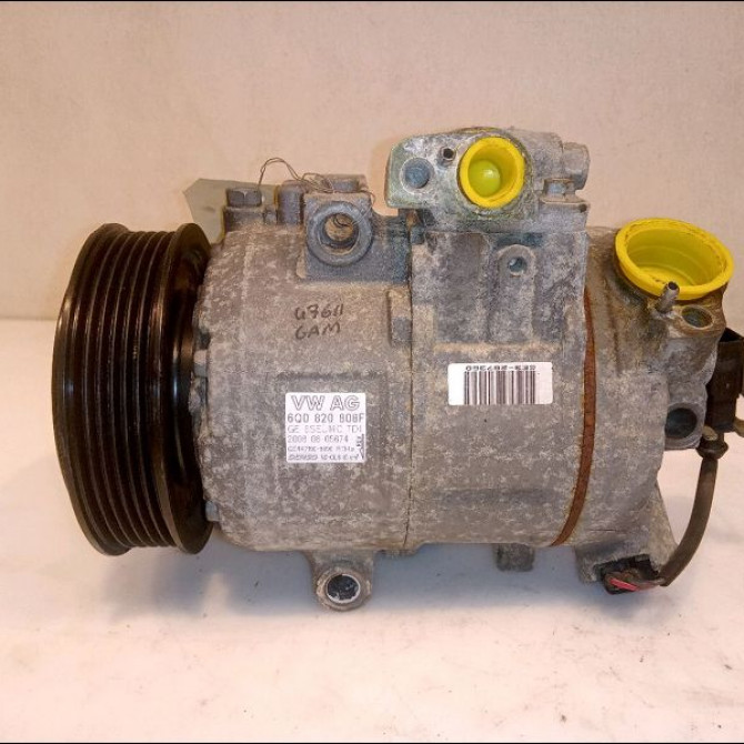 Compresseur air conditionne occasion VOLKSWAGEN POLO IV Phase 2 05-2005->09-2009 6Q0820808F 5