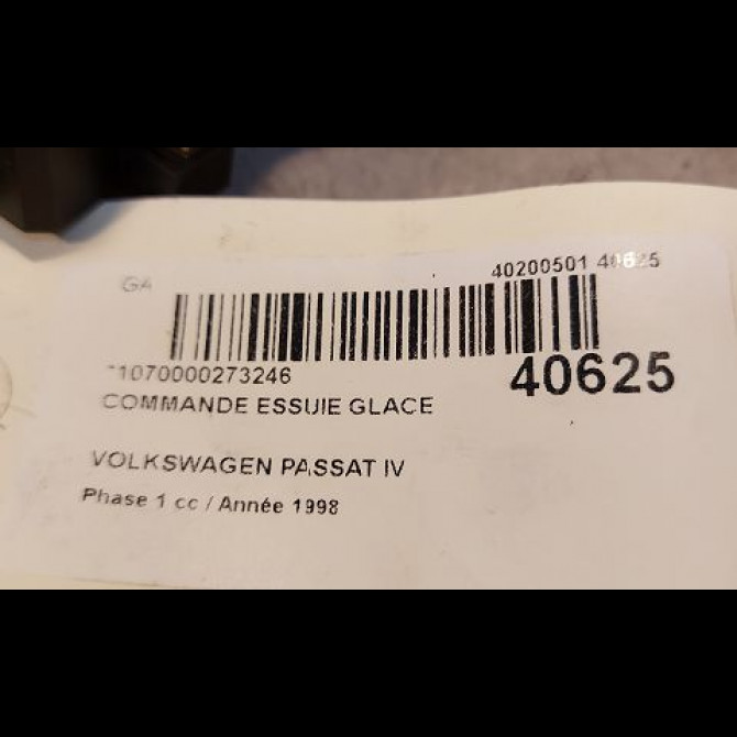 Commande essuie glace occasion VOLKSWAGEN PASSAT IV Phase 1 10-1996->10-2000 1.9 TDI 110ch 4B0953503G01C 3