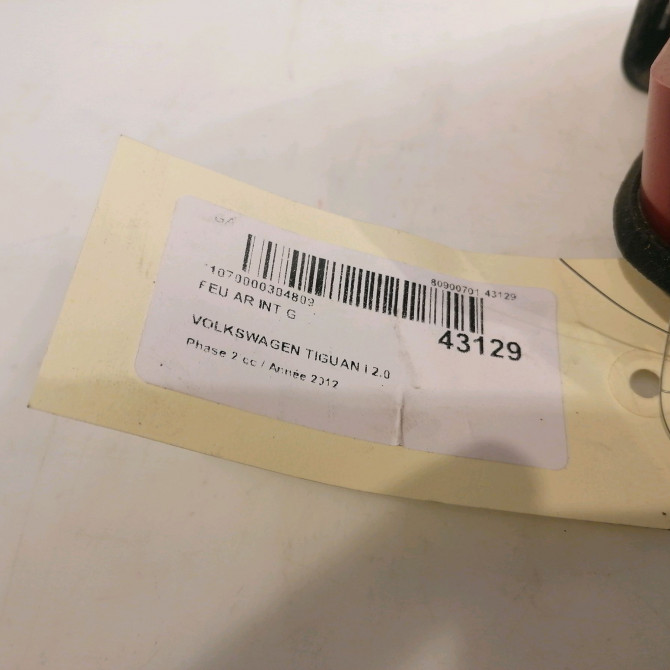 Feu arrière interieur gauche occasion VOLKSWAGEN TIGUAN I TIGUAN I Phase 2 2011-04-01->2016-12-31 2.0 TDI 110ch 5N0945093G 4