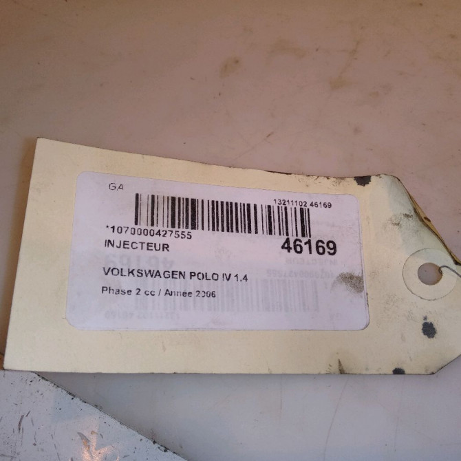 Injecteur occasion VOLKSWAGEN POLO IV Phase 2 05-2005->09-2009 1.4 TDI 70ch 38130073BN 5