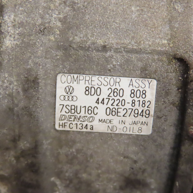 Compresseur air conditionne occasion VOLKSWAGEN PASSAT IV Phase 2 10-2000->03-2005 1.9 TDI 100ch 8D0260805R 3