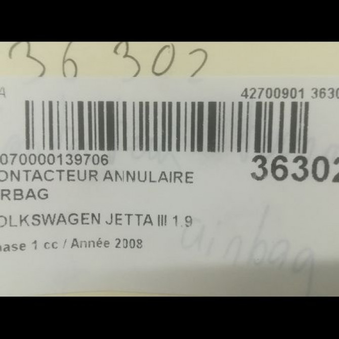 occasion VOLKSWAGEN JETTA III Phase 1 09-2005->12-2010 1.9 TDI 105ch 1K0959653C 3