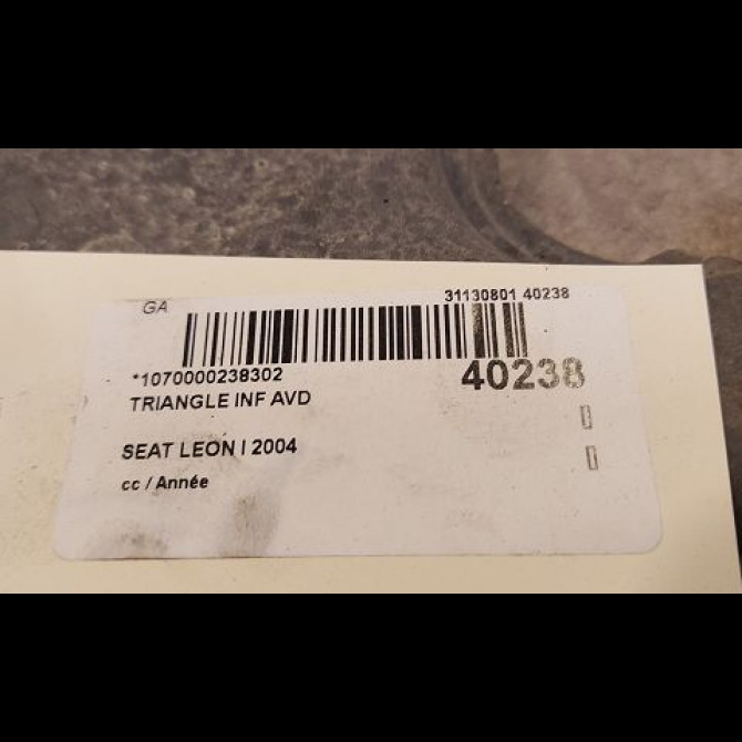 Triangle inf avd occasion SEAT LEON I 1J0407151C 2