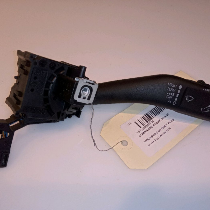 Commande essuie glace occasion VOLKSWAGEN GOLF PLUS Phase 1 04-1995->04-1999 1.6 TDI 105ch 1K0953519J9B9 1